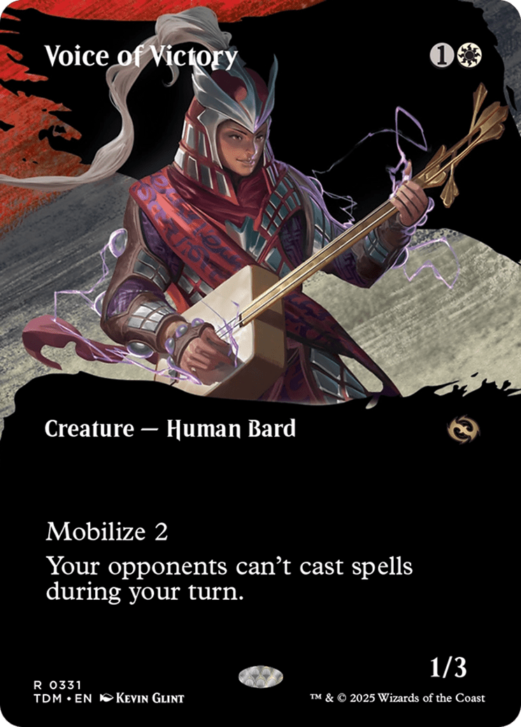 Voice of Victory (Borderless) [Tarkir: Dragonstorm] MTG Single Magic: The Gathering  | Multizone: Comics And Games