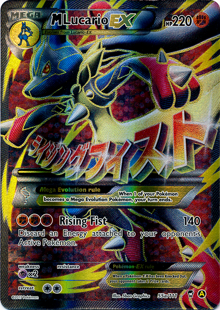 M Lucario EX (55a/111) (Alternate Art Promo) [XY: Furious Fists] Pokemon Single Pokémon  | Multizone: Comics And Games