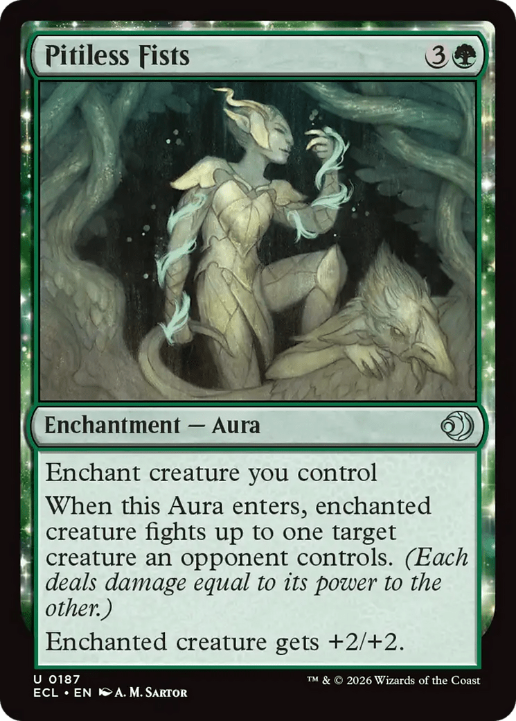 Pitiless Fists [Lorwyn Eclipsed] MTG Single Magic: The Gathering  | Multizone: Comics And Games