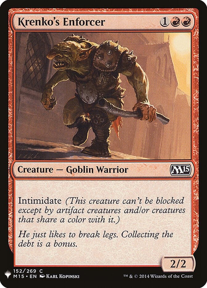 Krenko's Enforcer [Mystery Booster] MTG Single Magic: The Gathering  | Multizone: Comics And Games