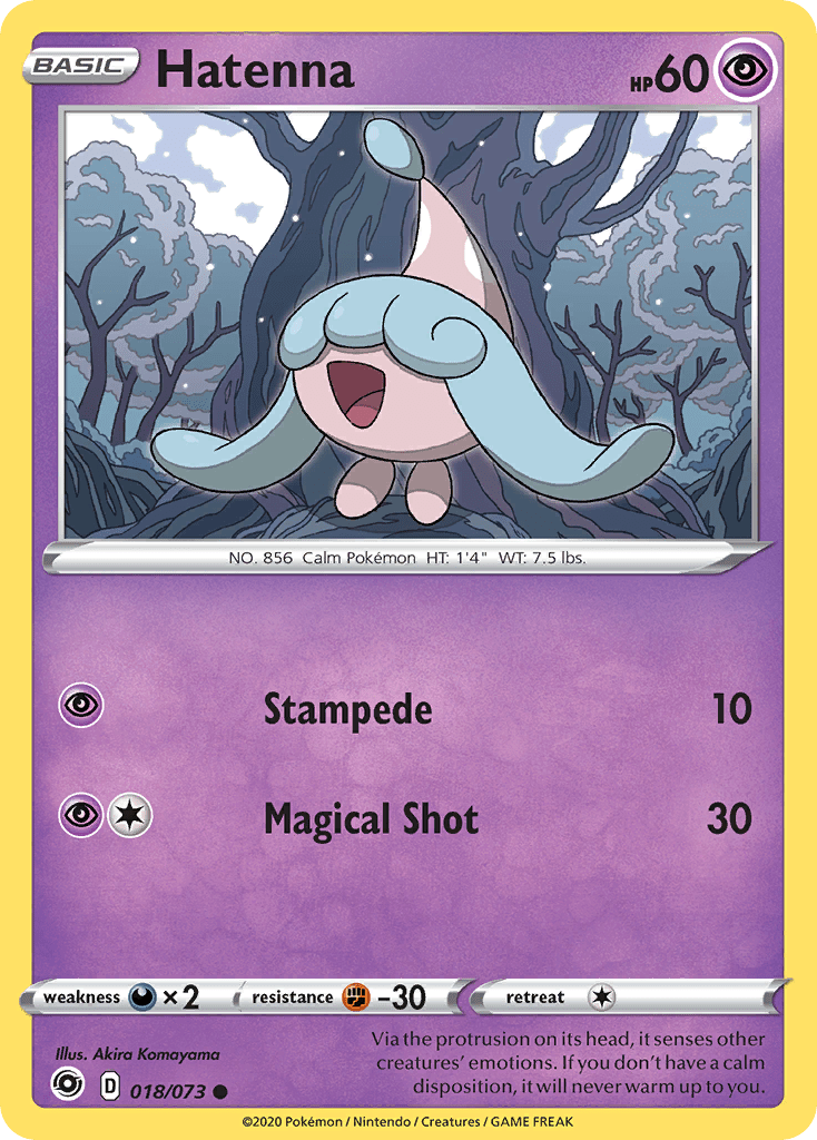 Hatenna (018/073) [Sword & Shield: Champion's Path] Pokemon Single Pokémon  | Multizone: Comics And Games