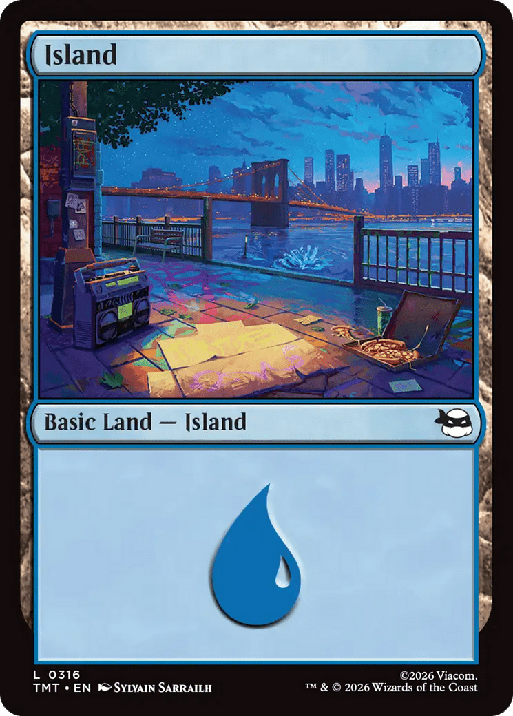 Island (0316) [Teenage Mutant Ninja Turtles] MTG Single Magic: The Gathering  | Multizone: Comics And Games