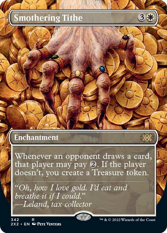 Smothering Tithe (Borderless Alternate Art) [Double Masters 2022] MTG Single Magic: The Gathering  | Multizone: Comics And Games