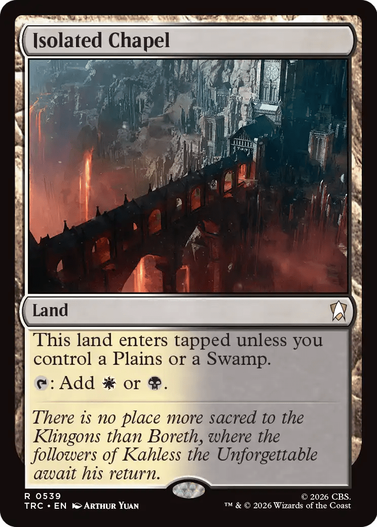 Isolated Chapel [Star Trek Commander] MTG Single Magic: The Gathering  | Multizone: Comics And Games