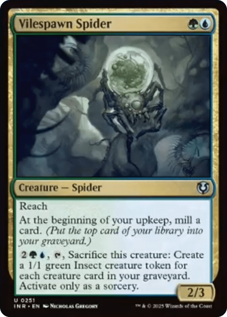 Vilespawn Spider [Innistrad Remastered] MTG Single Magic: The Gathering  | Multizone: Comics And Games