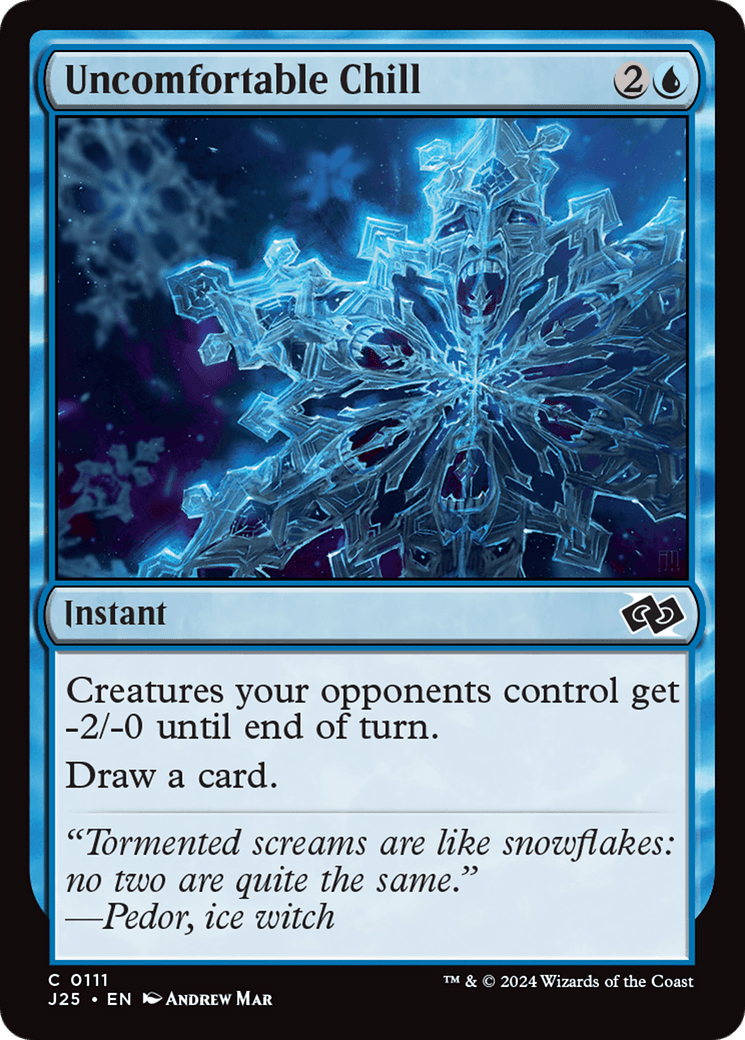 Uncomfortable Chill [Foundations Jumpstart] MTG Single Magic: The Gathering  | Multizone: Comics And Games