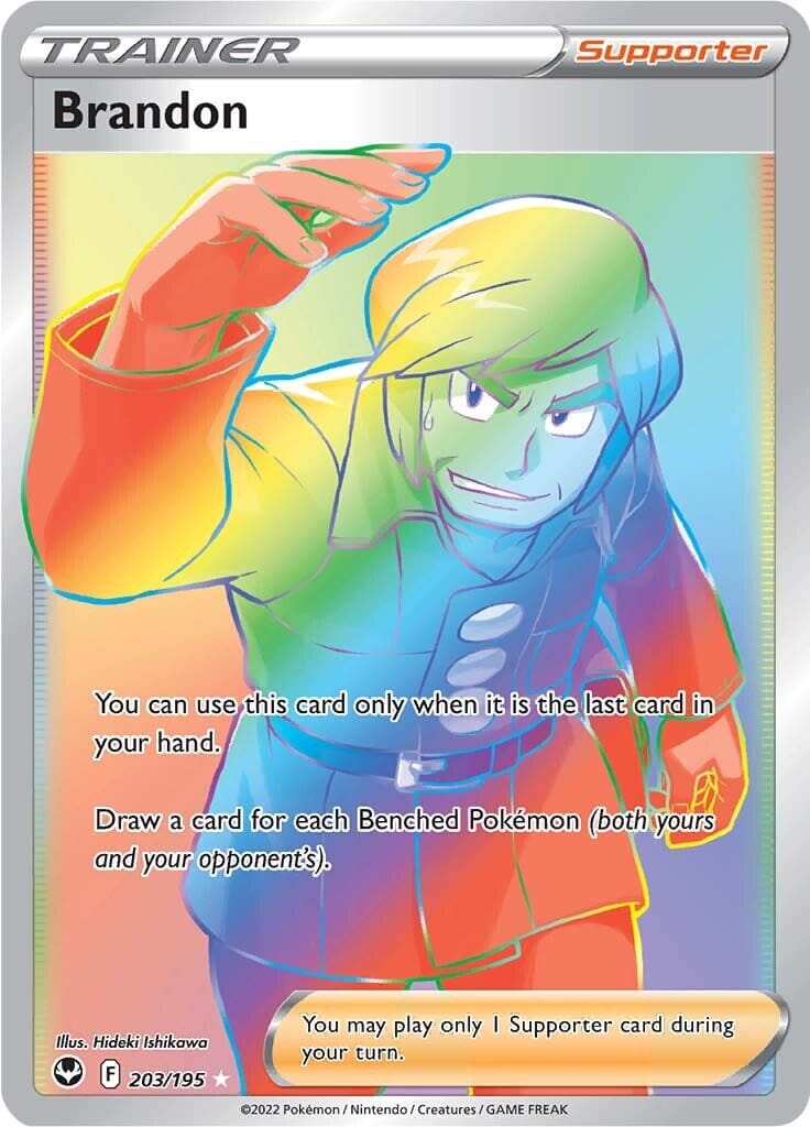 Brandon (203/195) [Sword & Shield: Silver Tempest] Pokemon Single Pokémon  | Multizone: Comics And Games