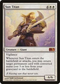 Sun Titan (M11) [Oversize Cards] MTG Single Magic: The Gathering  | Multizone: Comics And Games