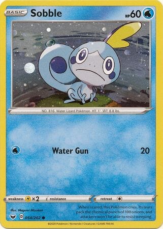 Sobble (054/202) (Cosmos Holo) [Sword & Shield: Base Set] Pokemon Single Pokémon  | Multizone: Comics And Games