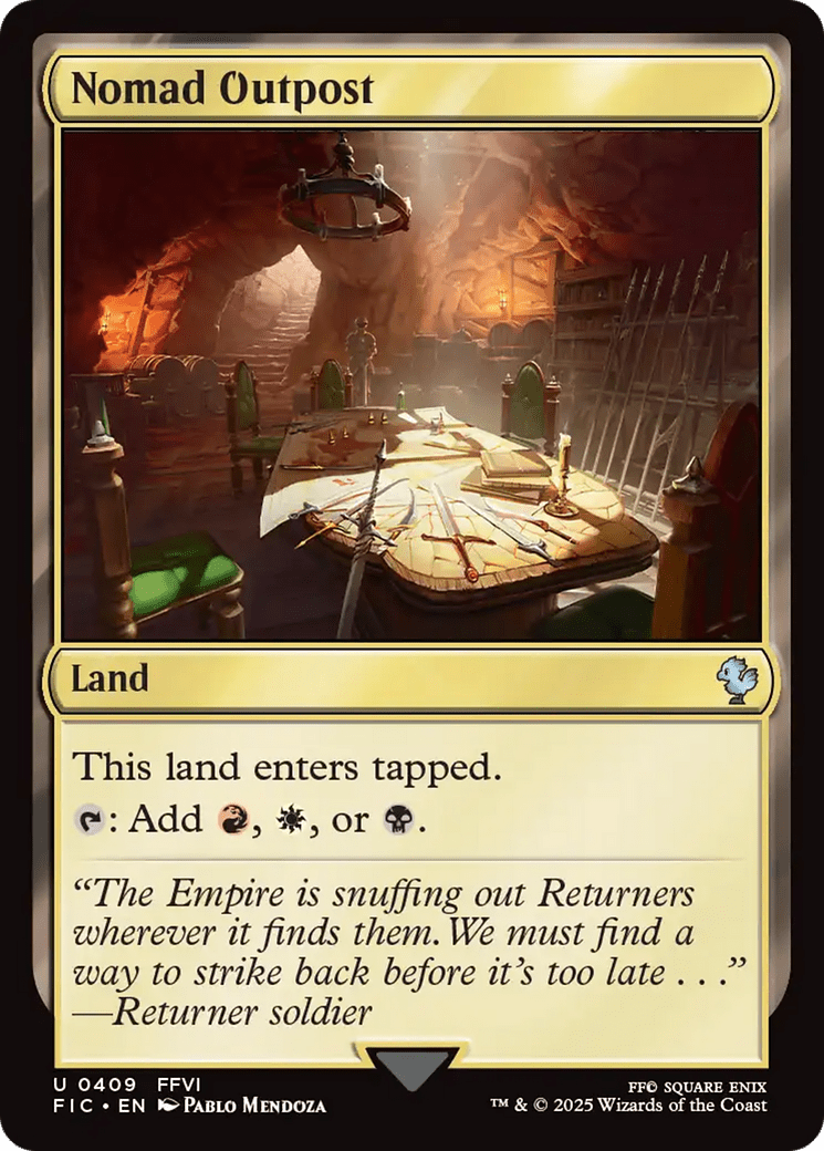 Nomad Outpost [FINAL FANTASY Commander] MTG Single Magic: The Gathering  | Multizone: Comics And Games