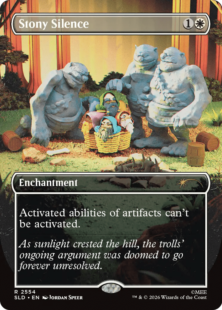 Stony Silence [Secret Lair Drop Series] MTG Single Magic: The Gathering  | Multizone: Comics And Games