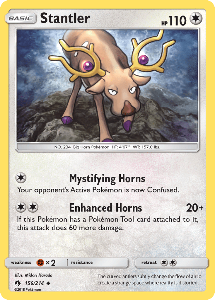 Stantler (156/214) [Sun & Moon: Lost Thunder] Pokemon Single Pokémon  | Multizone: Comics And Games