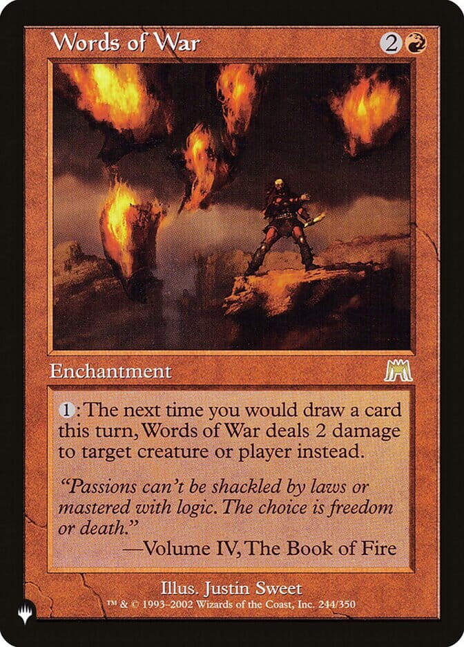 Words of War [The List] MTG Single Magic: The Gathering  | Multizone: Comics And Games