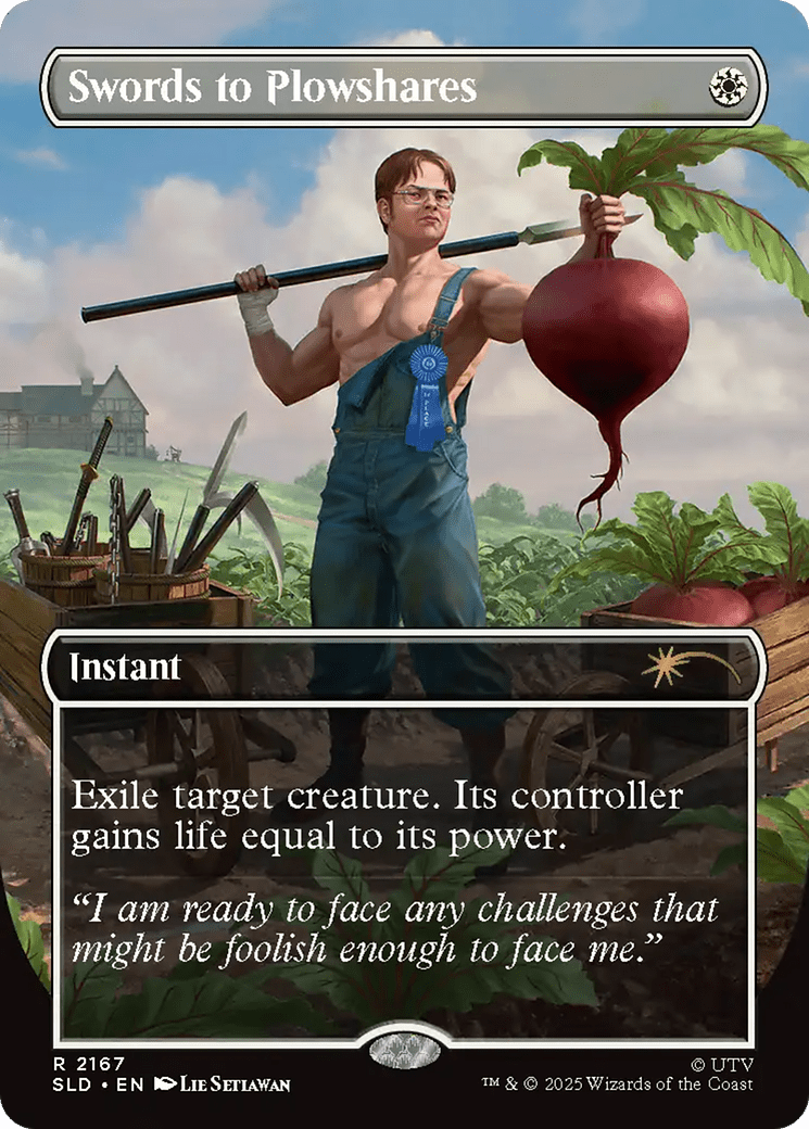 Swords to Plowshares (2167) [Secret Lair Drop Series] MTG Single Magic: The Gathering  | Multizone: Comics And Games