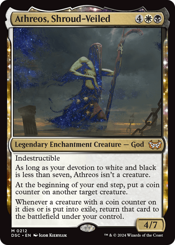 Athreos, Shroud-Veiled [Duskmourn: House of Horror Commander] MTG Single Magic: The Gathering  | Multizone: Comics And Games