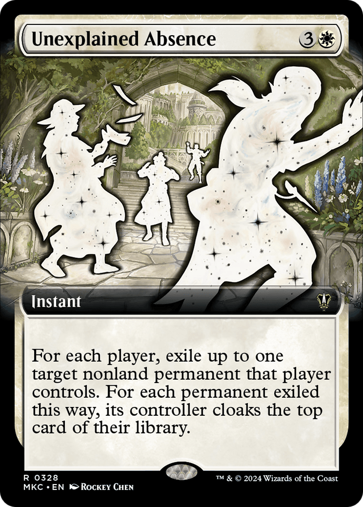 Unexplained Absence (Extended Art) [Murders at Karlov Manor Commander] MTG Single Magic: The Gathering  | Multizone: Comics And Games