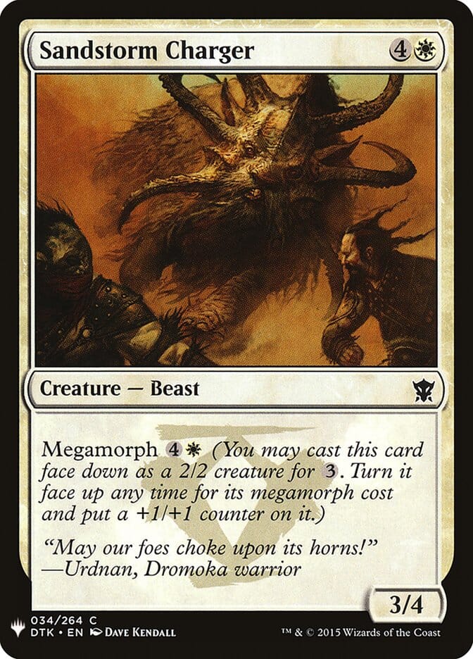 Sandstorm Charger [Mystery Booster] MTG Single Magic: The Gathering  | Multizone: Comics And Games