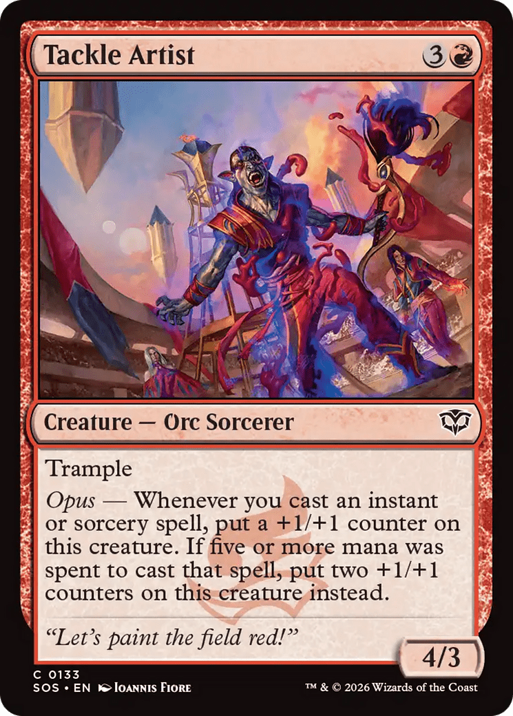 Tackle Artist [Secrets of Strixhaven] MTG Single Magic: The Gathering  | Multizone: Comics And Games
