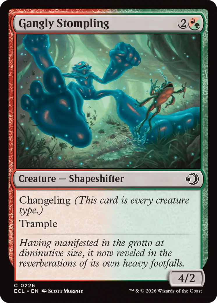 Gangly Stompling [Lorwyn Eclipsed] MTG Single Magic: The Gathering  | Multizone: Comics And Games
