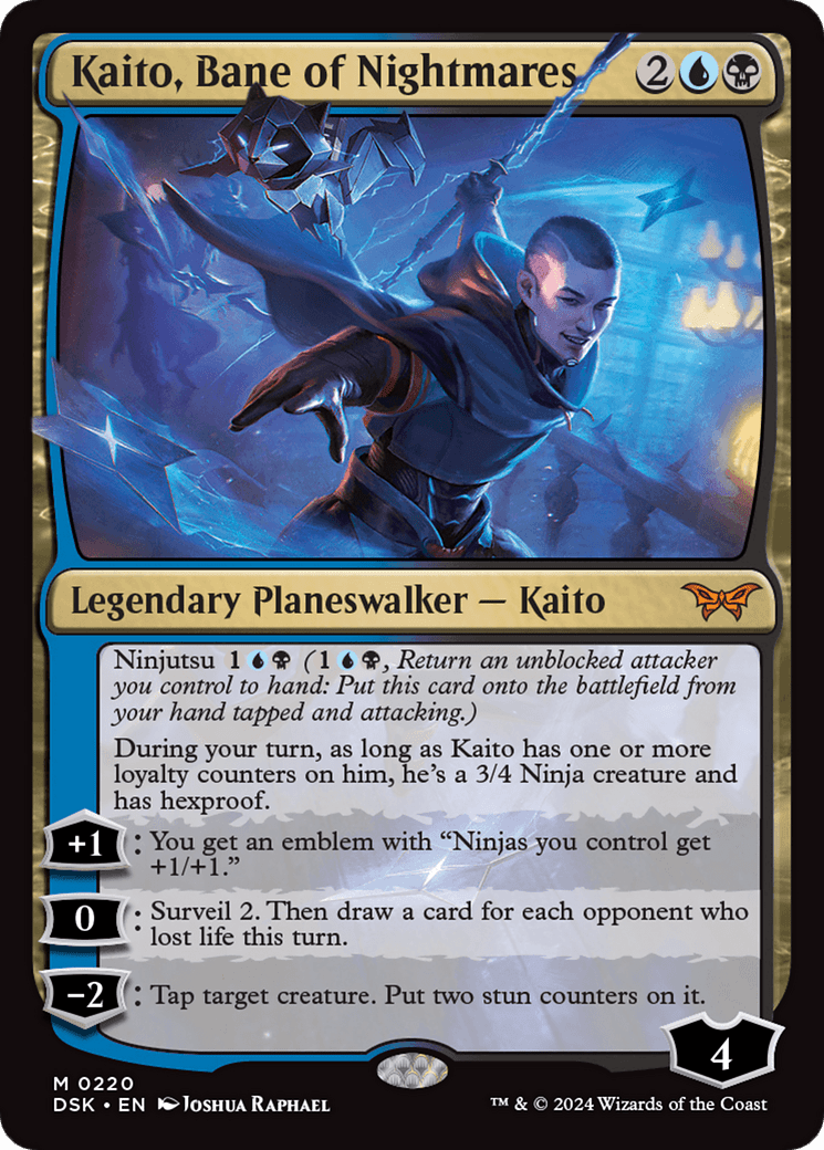 Kaito, Bane of Nightmares [Duskmourn: House of Horror] MTG Single Magic: The Gathering  | Multizone: Comics And Games