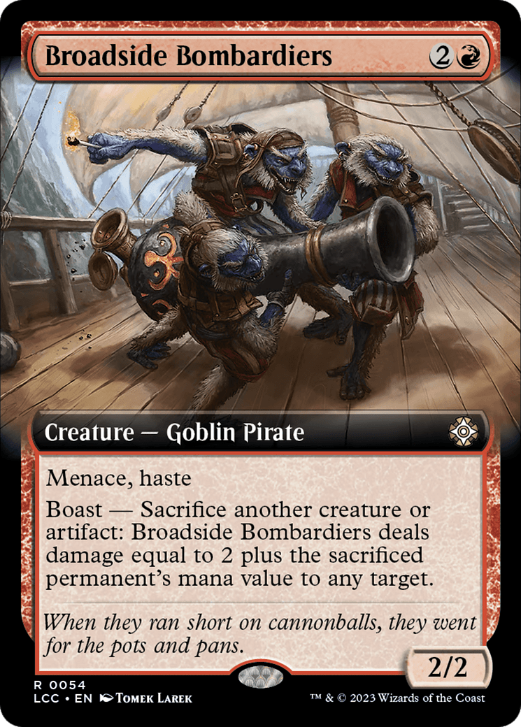 Broadside Bombardiers (Extended Art) [The Lost Caverns of Ixalan Commander] MTG Single Magic: The Gathering  | Multizone: Comics And Games
