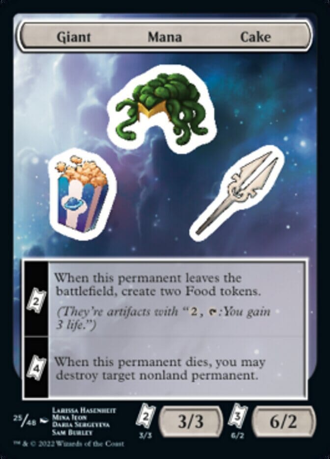 Giant Mana Cake [Unfinity Stickers] MTG Single Magic: The Gathering  | Multizone: Comics And Games