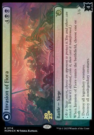 Invasion of Fiora // Marchesa, Resolute Monarch [March of the Machine Prerelease Promos] MTG Single Magic: The Gathering  | Multizone: Comics And Games