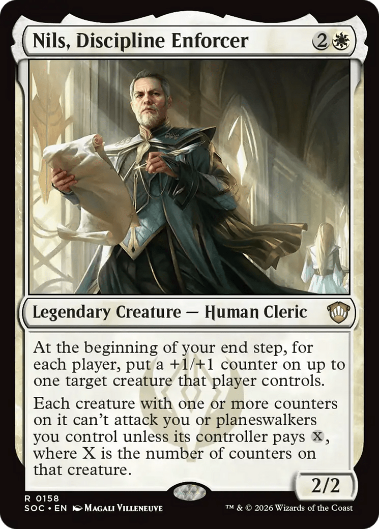 Nils, Discipline Enforcer [Secrets of Strixhaven Commander] MTG Single Magic: The Gathering  | Multizone: Comics And Games