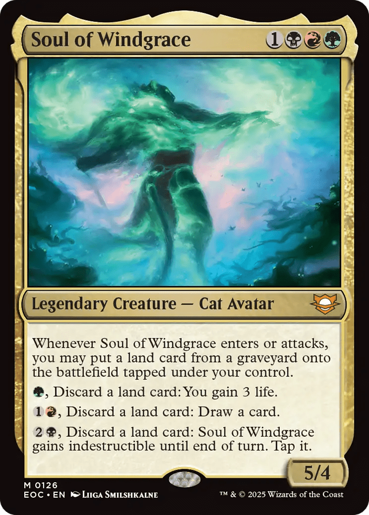 Soul of Windgrace [Edge of Eternities Commander] MTG Single Magic: The Gathering  | Multizone: Comics And Games