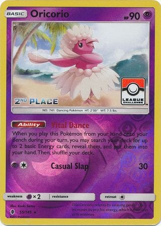 Oricorio (55/145) (League Promo 2nd Place) [Sun & Moon: Guardians Rising] Pokemon Single Pokémon  | Multizone: Comics And Games
