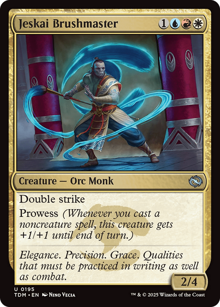 Jeskai Brushmaster [Tarkir: Dragonstorm] MTG Single Magic: The Gathering  | Multizone: Comics And Games