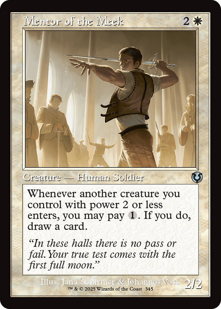 Mentor of the Meek (Retro Frame) [Innistrad Remastered] MTG Single Magic: The Gathering  | Multizone: Comics And Games