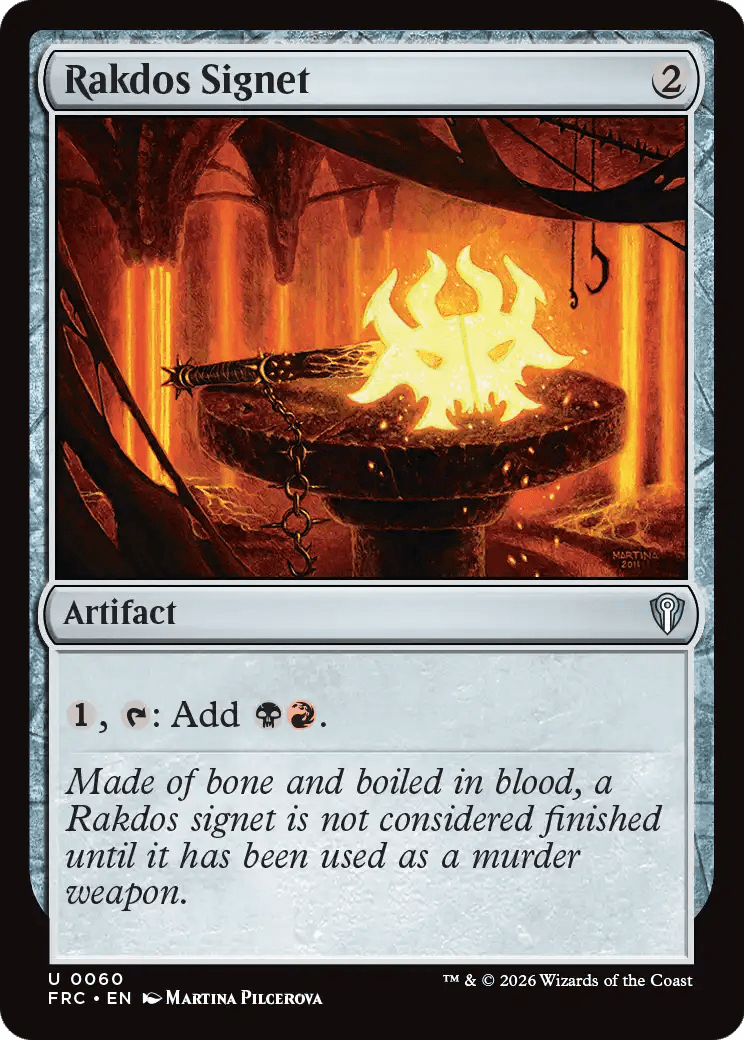 Rakdos Signet [Reality Fracture Commander] MTG Single Magic: The Gathering  | Multizone: Comics And Games