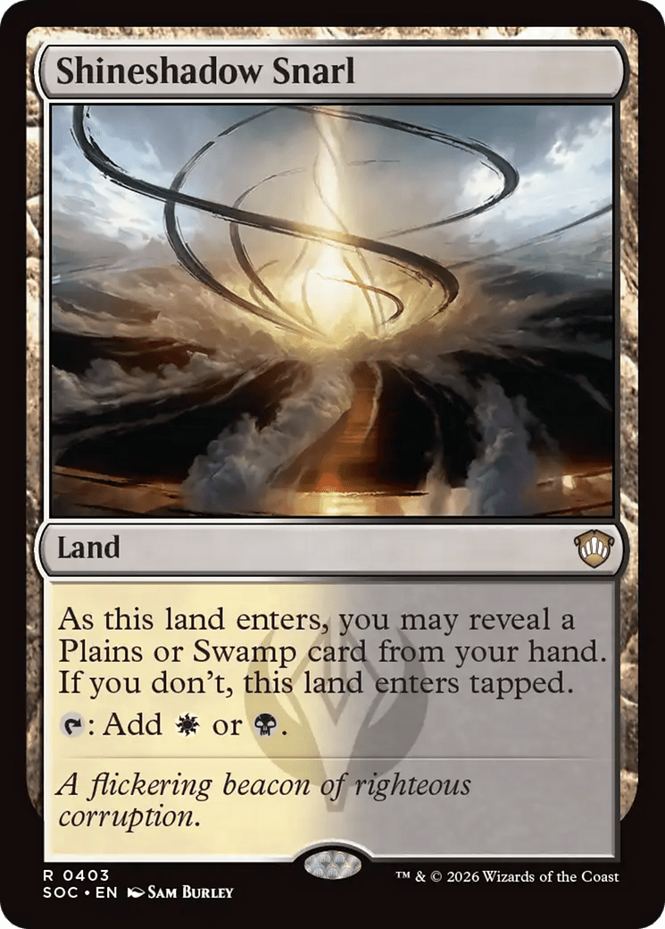 Shineshadow Snarl [Secrets of Strixhaven Commander] MTG Single Magic: The Gathering  | Multizone: Comics And Games