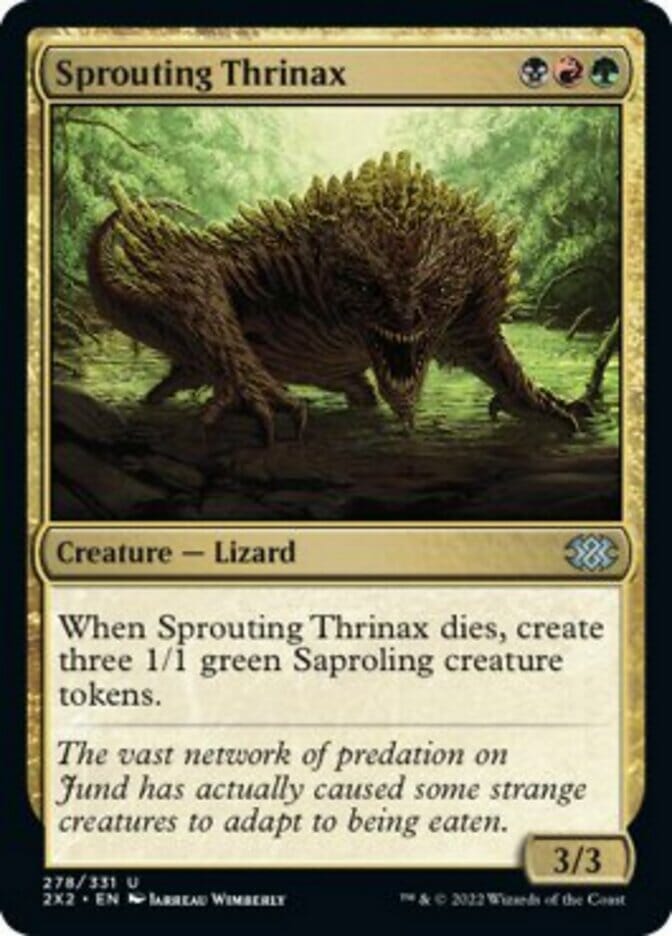 Sprouting Thrinax [Double Masters 2022] MTG Single Magic: The Gathering  | Multizone: Comics And Games