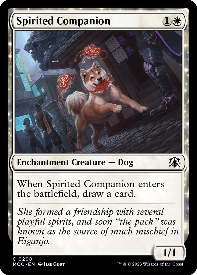 Spirited Companion [March of the Machine Commander] MTG Single Magic: The Gathering  | Multizone: Comics And Games