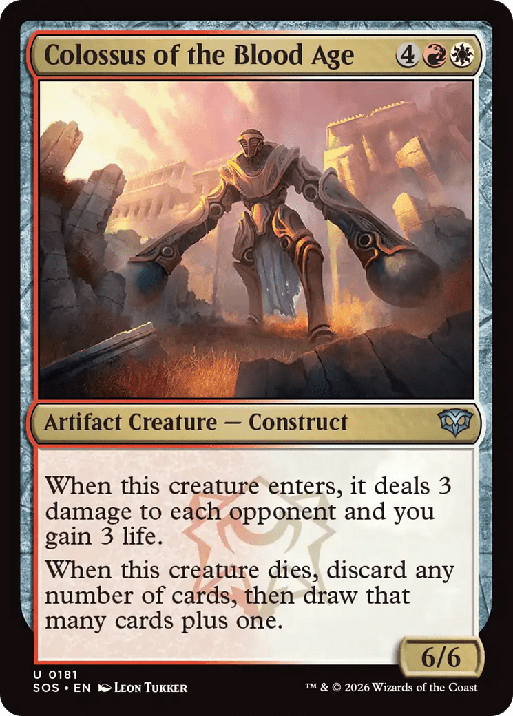 Colossus of the Blood Age [Secrets of Strixhaven] MTG Single Magic: The Gathering  | Multizone: Comics And Games