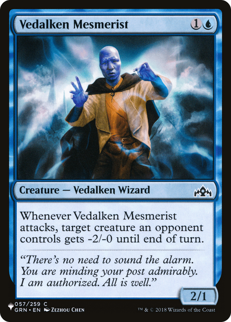 Vedalken Mesmerist [The List] MTG Single Magic: The Gathering  | Multizone: Comics And Games