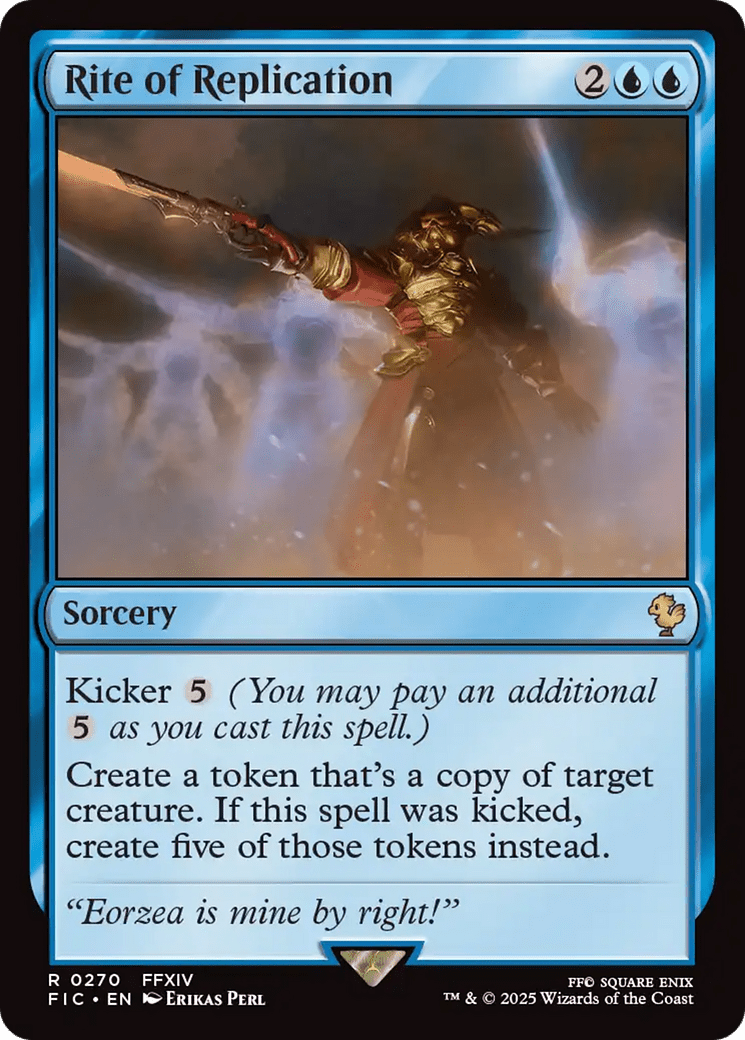 Rite of Replication [FINAL FANTASY Commander] MTG Single Magic: The Gathering  | Multizone: Comics And Games