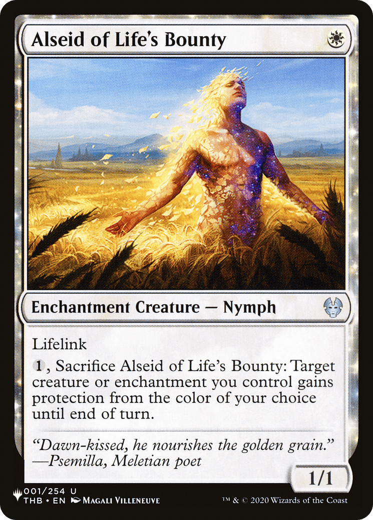 Alseid of Life's Bounty [The List] MTG Single Magic: The Gathering  | Multizone: Comics And Games