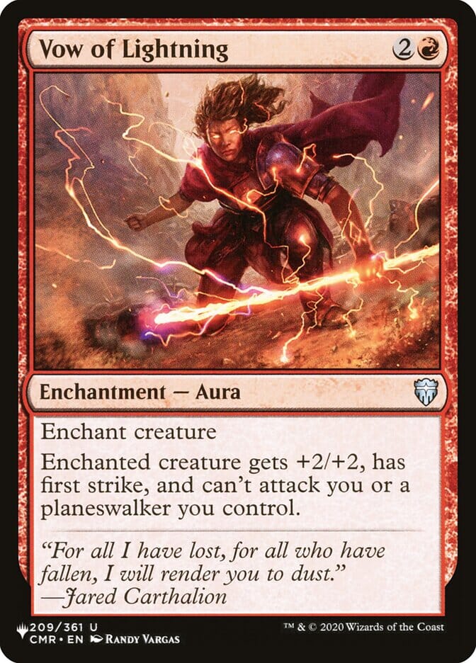 Vow of Lightning [The List] MTG Single Magic: The Gathering  | Multizone: Comics And Games