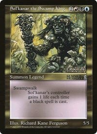 Sol'kanar the Swamp King (Oversized) [Oversize Cards] MTG Single Magic: The Gathering  | Multizone: Comics And Games