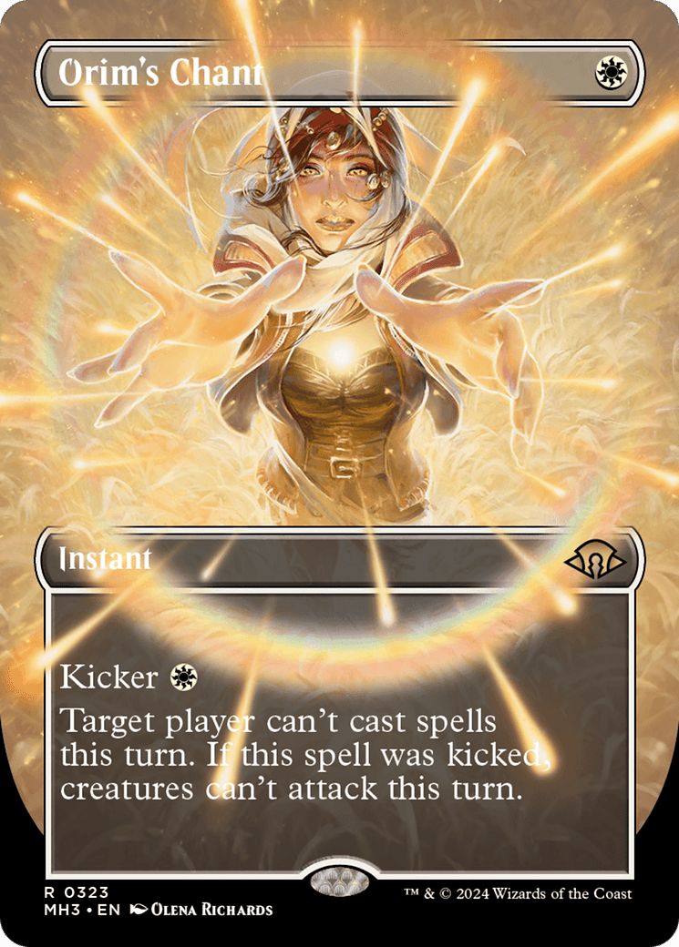 Orim's Chant (Borderless) [Modern Horizons 3] MTG Single Magic: The Gathering  | Multizone: Comics And Games