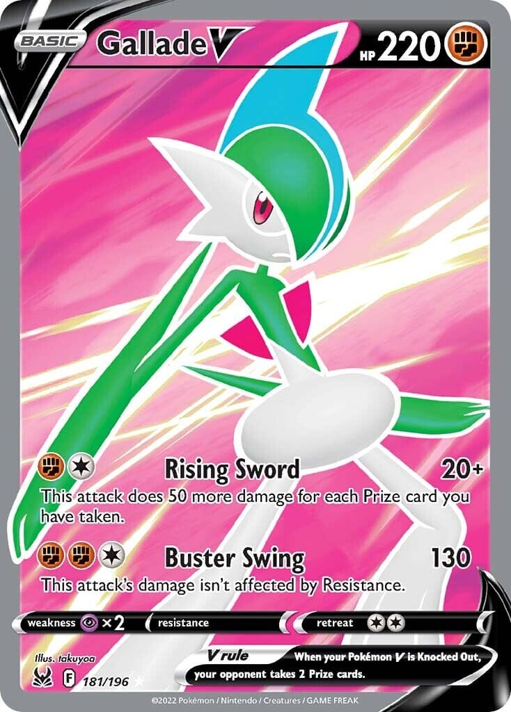 Gallade V (181/196) [Sword & Shield: Lost Origin] Pokemon Single Pokémon  | Multizone: Comics And Games