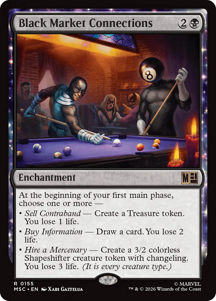 Black Market Connections (Surge Foil) [Marvel Super Heroes Commander] | Multizone: Comics And Games