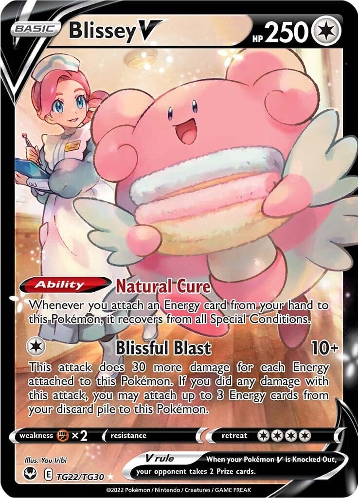 Blissey V (TG22/TG30) [Sword & Shield: Silver Tempest] Pokemon Single Pokémon  | Multizone: Comics And Games