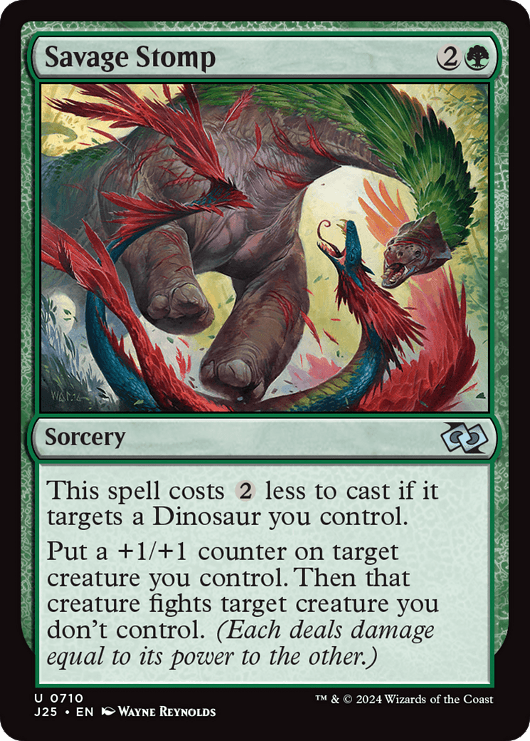 Savage Stomp [Foundations Jumpstart] MTG Single Magic: The Gathering  | Multizone: Comics And Games