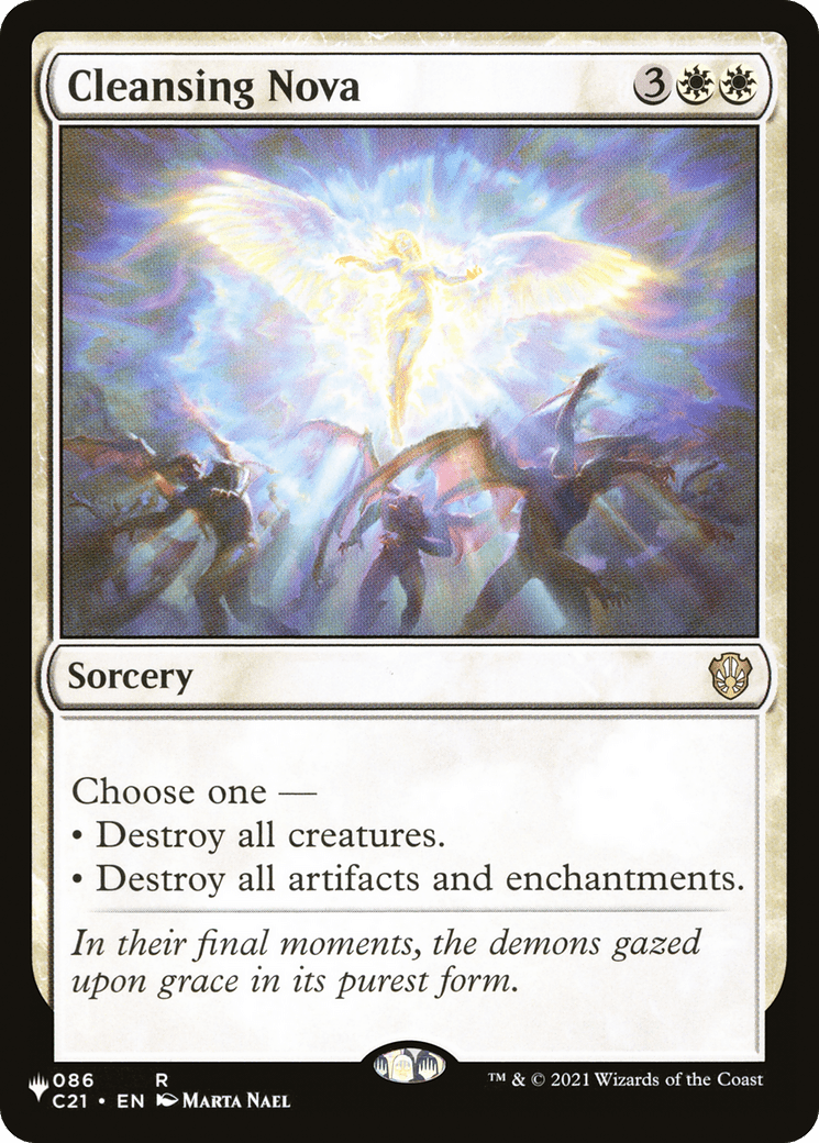 Cleansing Nova [Secret Lair: Angels] MTG Single Magic: The Gathering  | Multizone: Comics And Games