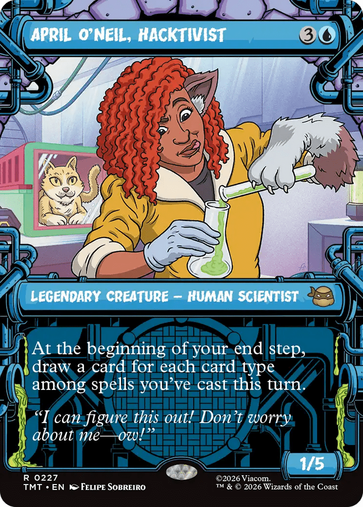 April O'Neil, Hacktivist (0227) (Showcase) [Teenage Mutant Ninja Turtles] MTG Single Magic: The Gathering  | Multizone: Comics And Games