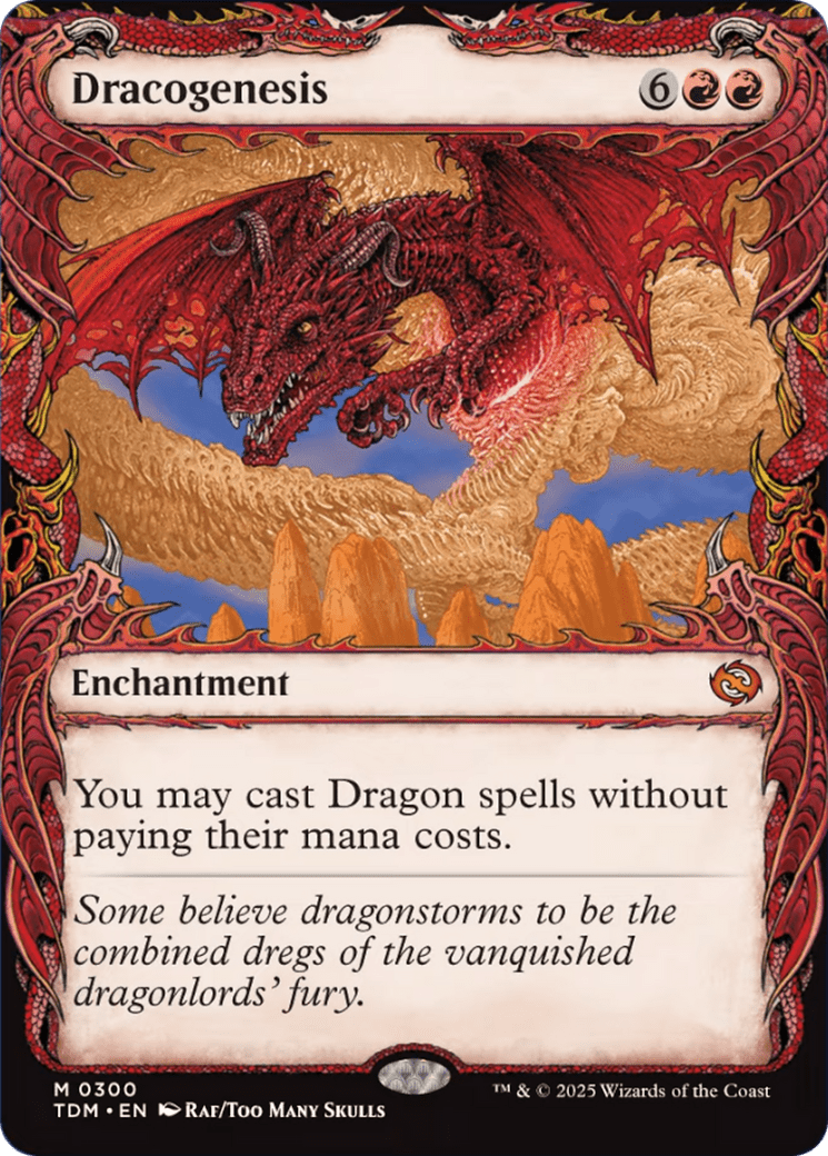 Dracogenesis (0300) (Showcase) [Tarkir: Dragonstorm] MTG Single Magic: The Gathering  | Multizone: Comics And Games